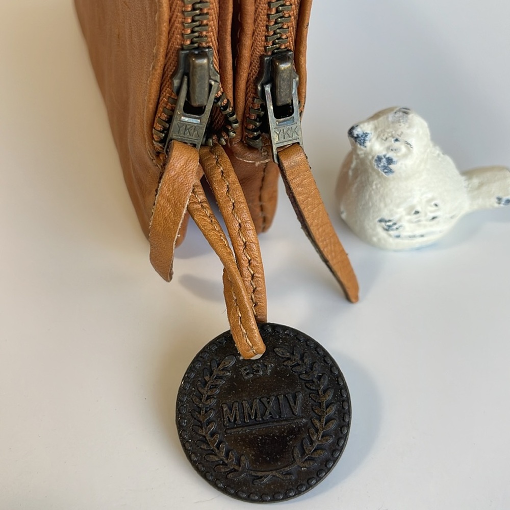 Wanderers Genuine Leather Zipped Card Case - Picture 4 of 12